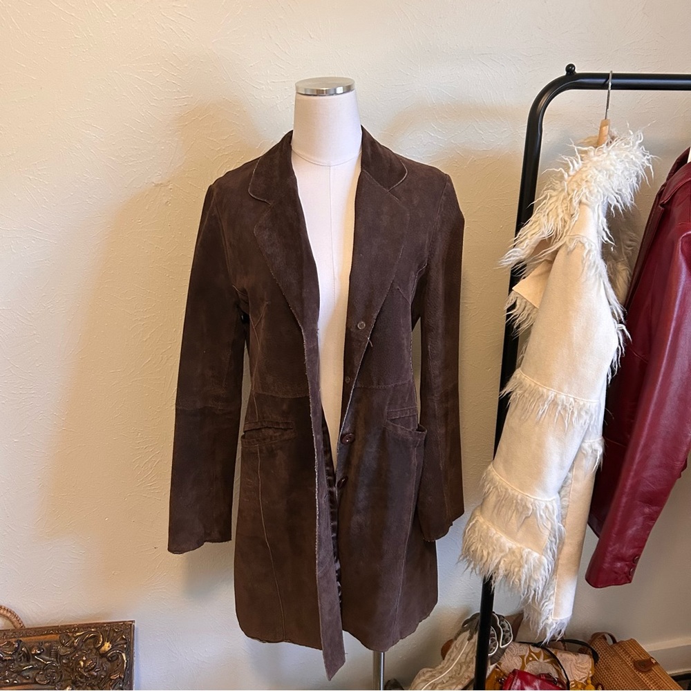 Vintage Rue 21 suede duster